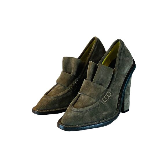 Balenciaga Suede Leather Heels Pumps - Picture 1 of 7